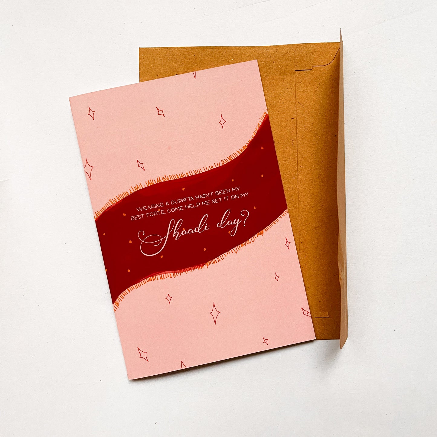 Bridesmaid card