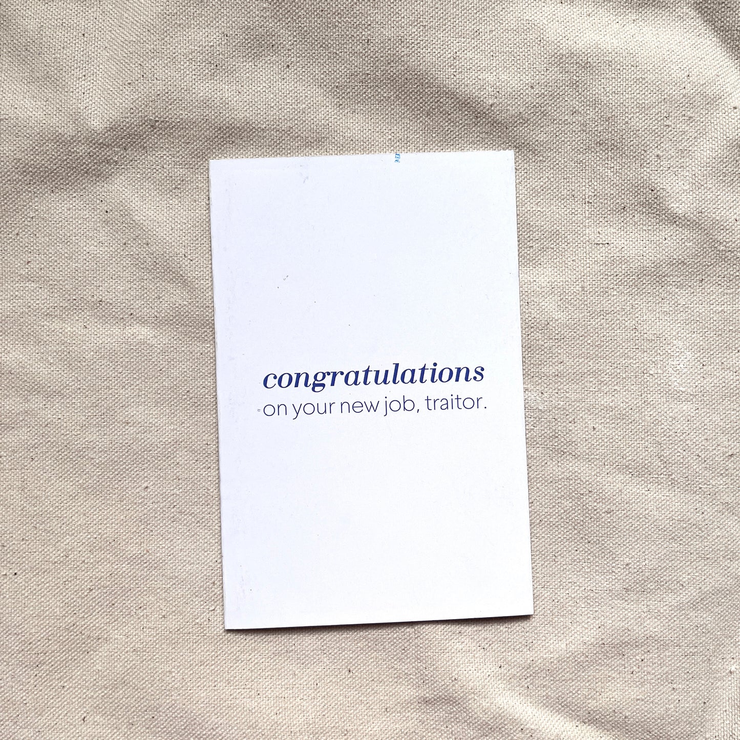 Congrats Traitor - B grade